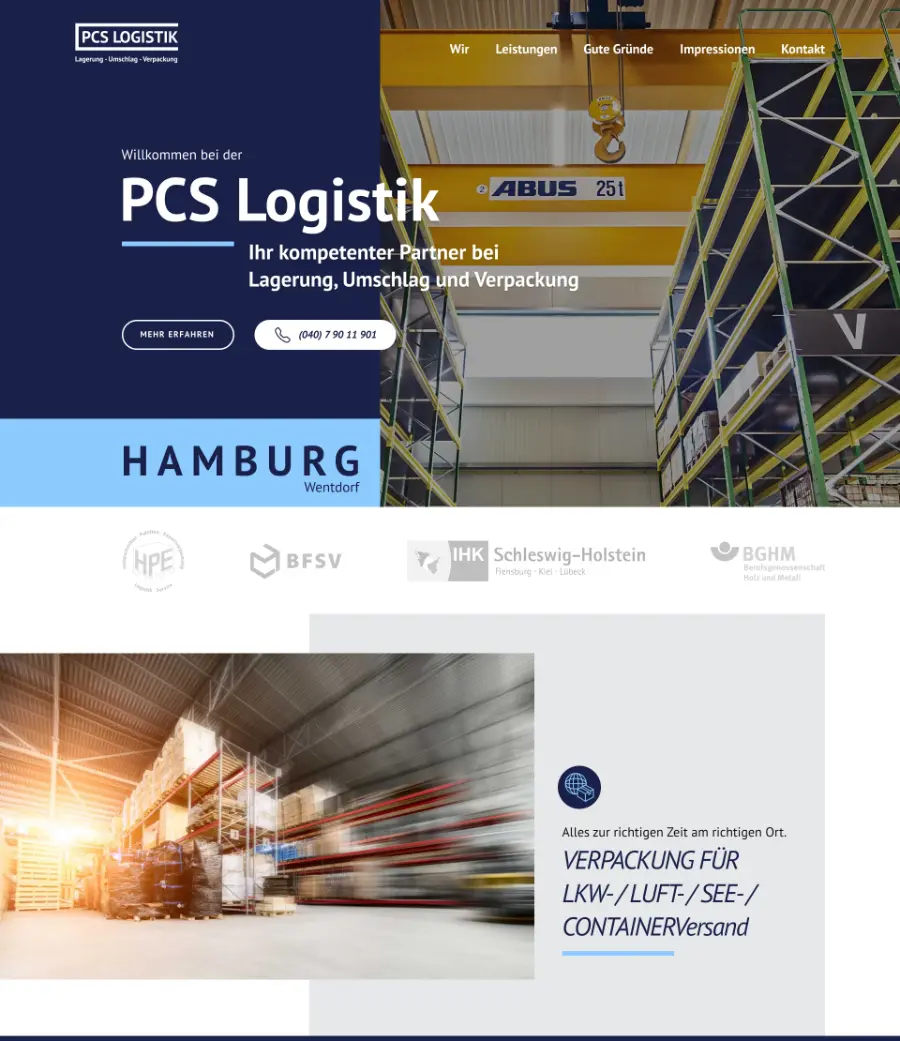 Website Logistik Firma