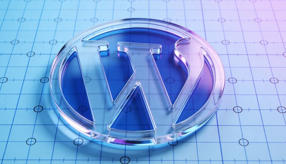 WordPress Entwicklung Logo Abstrakt